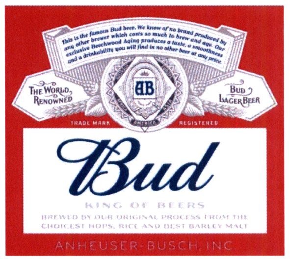 king of beers brewed by our original process from the choicest hops rice and best barley malt