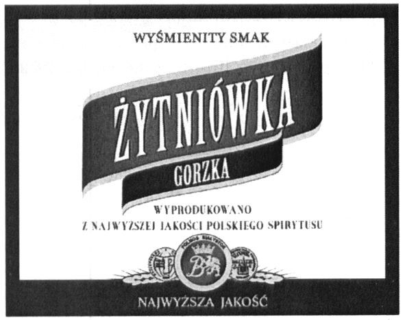 wyprodukowano z najwyzszei jakosci polskiego spirytusu