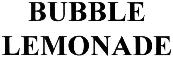 bubble lemonade