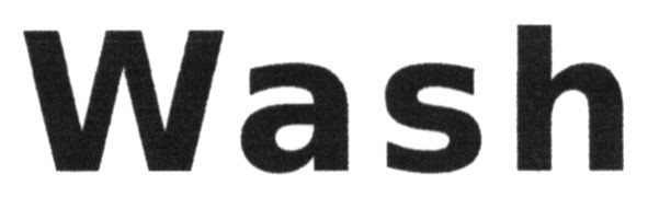wash