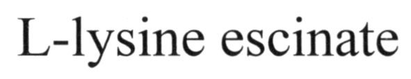 l-lysine escinate