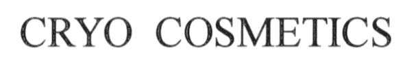 cryo cosmetics