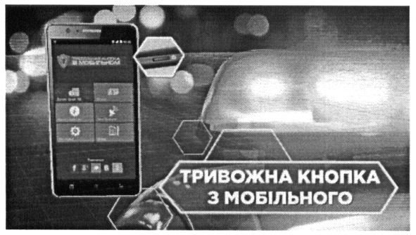 тривожна кнопка з мобільного