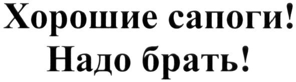 хорошие сапоги! надо брать!