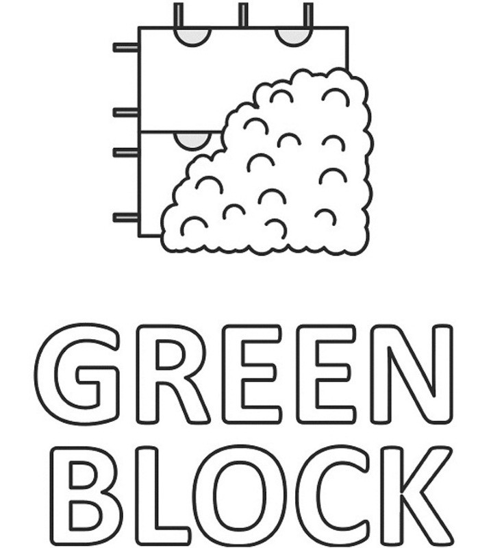 green block