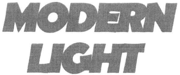 modern light