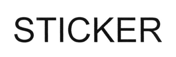 sticker