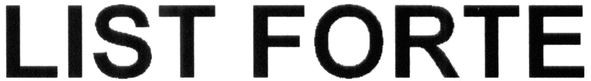 list forte