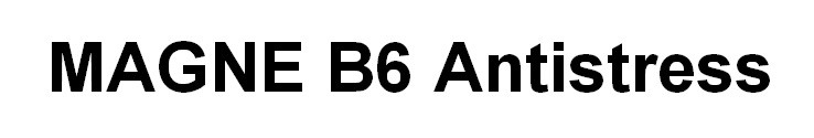 magne b6 antistress