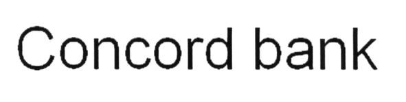 concord bank