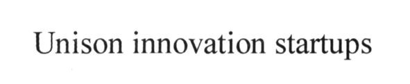 Лого ТМ unison innovation startups
