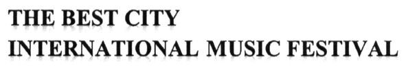 the best city international music festival