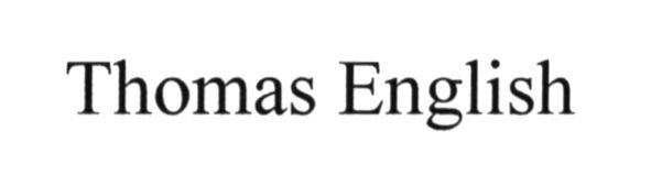 thomas english