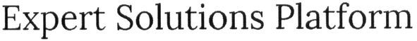 expert solutions platform