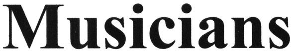 musicians