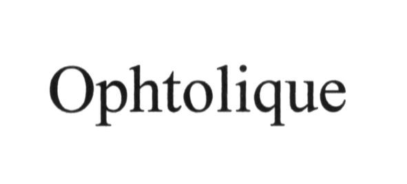 ophtolique