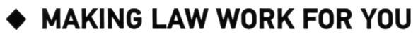making law work for you