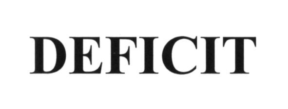 deficit