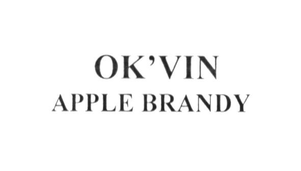 ok`vin apple brandy