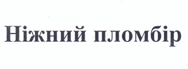 ніжний пломбір