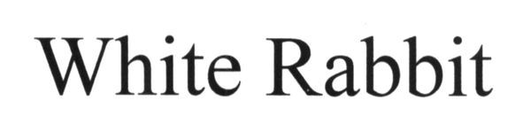white rabbit