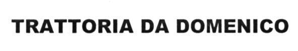 trattoria da domenico