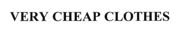 very cheap clothes