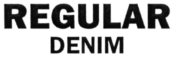 regular denim