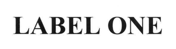 label one