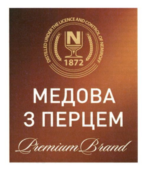 distilled under the licence and control of nemiroff