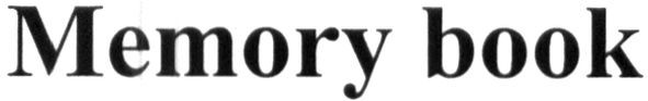 memory book