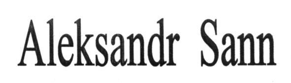 aleksandr sann