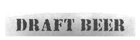 draft beer
