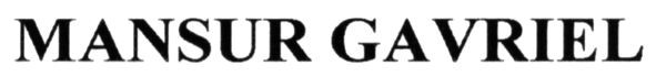 mansur gavriel