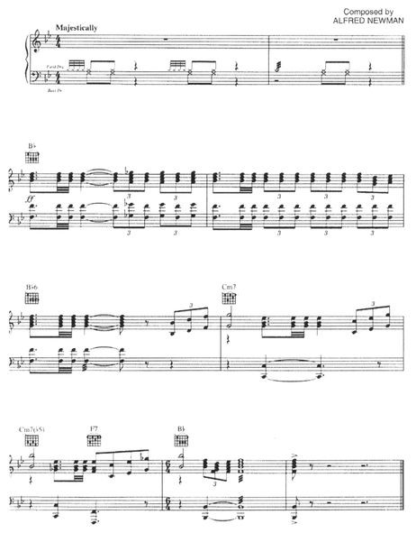 composed by alfred newman