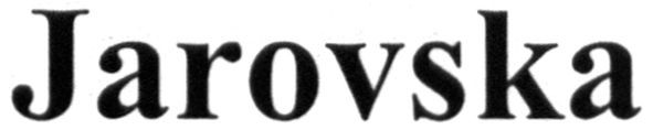 jarovska