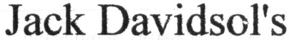 jack davidsol`s