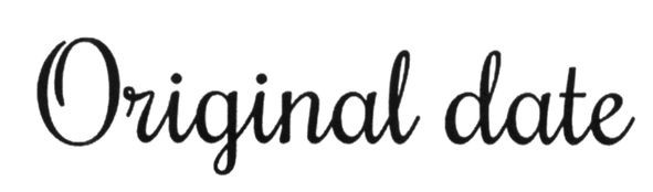 original date