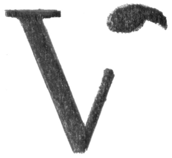 v