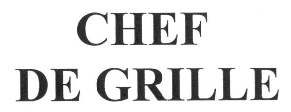 chef de grille