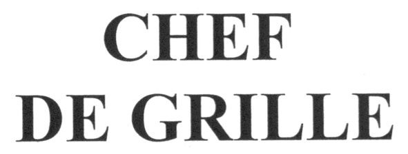 chef de grille
