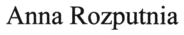 anna rozputnia