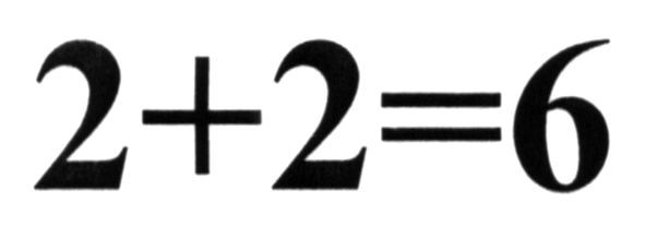 2+2=6
