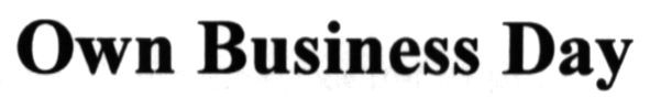 own business day