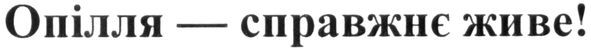 опілля-справжнє живе!