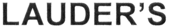 lauder`s