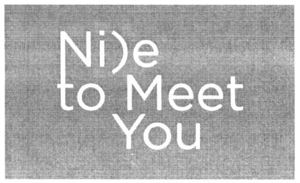 nice to meet you