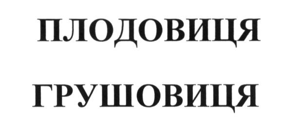 плодовиця грушовиця
