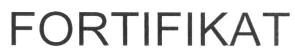 fortifikat