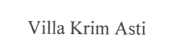 villa krim asti